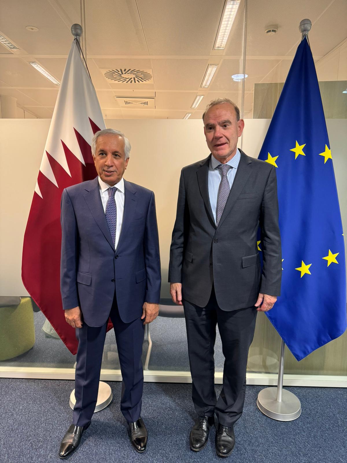 جولة مشاورات سياسية بين دولة قطر وهيئة العمل الخارجي بالاتحاد الأوروبي 