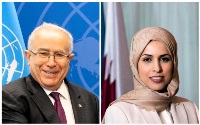 Permanent Representative of Qatar to UN Meets UN Secretary-General's Personal Envoy for Sudan