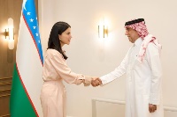 Assistant to President of Uzbekistan Meets Qatar's Ambassador