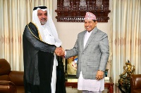 Deputy Prime Minister and Foreign Minister of Nepal Meets Ambassador of Qatar