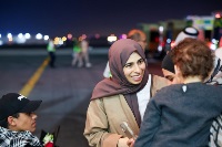 وصول طائرة مساعدات قطرية للأشقاء الفلسطينيين إلى العريش