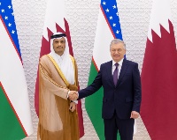 رئيس أوزبكستان يستقبل رئيس مجلس الوزراء وزير الخارجية 