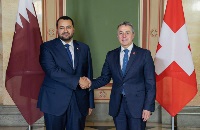 وزير الدولة بوزارة الخارجية يجتمع مع وزير الخارجية في الاتحاد السويسري 