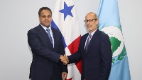 رئيس برلمان أمريكا اللاتينية ومنطقة البحر الكاريبي يجتمع مع سفير دولة قطر