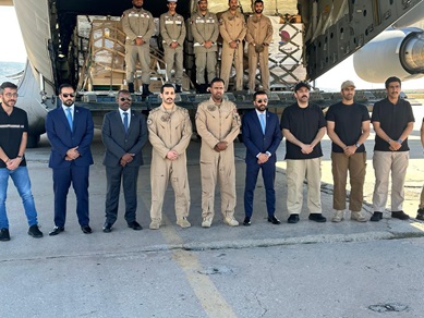 Qatari Aircraft Carrying Aid in Support of Lebanese People Arrives in Beirut