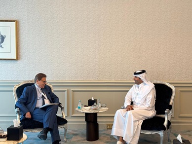المبعوث الخاص لوزير الخارجية يجتمع مع مسؤولين على هامش اجتماعات مجموعات العمل التابعة لمسار الدوحة بشأن أفغانستان