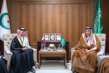 وزير الدولة للشؤون الخارجية يجتمع مع نائب وزير الخارجية السعودي