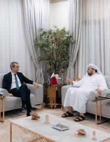 وزير الدولة بوزارة الخارجية يجتمع مع مستشار الشؤون السياسية والأمنية للمستشار الألماني