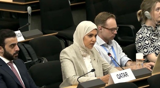 المندوب الدائم لدولة قطر بجنيف تشارك في حلقة نقاش حول تكثيف الجهود الرامية إلى تمكين النساء والفتيات في الرياضة ومن خلالها