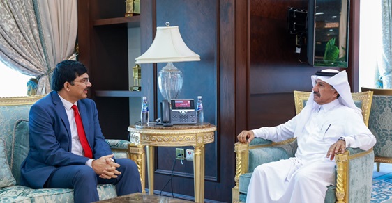 Secretary-General of Ministry of Foreign Affairs Meets Indian Ambassador