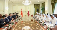افتتاح أعمال الاجتماع الوزاري للجنة الاستراتيجية العليا القطرية التركية في الدوحة