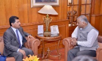 الأمين العام لوزارة الخارجية يجتمع مع وزير الدولة للشؤون الخارجية الهندية
