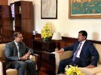 الأمين العام لوزارة الخارجية يجتمع مع وكيل وزارة الشؤون الخارجية الهندية