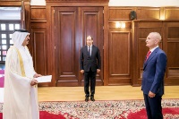 President of Albania Receives Credentials of Qatar's Ambassador