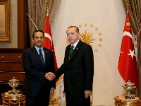 الرئيس التركي يستقبل وزير الخارجية