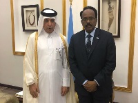 الرئيس الصومالي يستقبل وزير الدولة للشؤون الخارجية