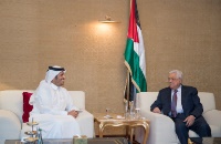 Palestinian President Meets Deputy Prime Minister and Minister of Foreign Affairs