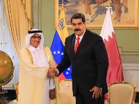 President of Venezuela Receives Credentials of Qatari Ambassador