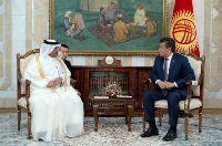الرئيس القيرغيزي يتسلم أوراق اعتماد سفير دولة قطر
