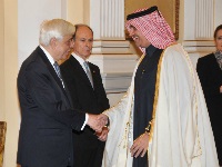 الرئيس اليوناني يستقبل سفير قطر 