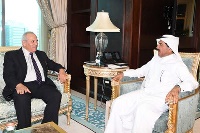 Foreign Ministry Secretary-General Meets Palestinian Ambassador