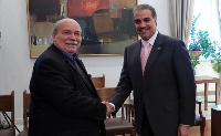 Hellenic Parliament President Meets Qatari Ambassador