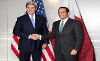 Foreign Minister Meets U.S. Counterpart