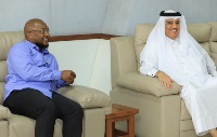 وزير الثقافة التنزاني يجتمع مع سفير دولة قطر