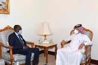 وزير الدولة للشؤون الخارجية يجتمع مع سفير جيبوتي