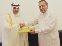 رئيس البرلمان السريلانكي يجتمع مع سفير دولة قطر