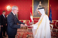 رئيس النمسا يتسلم أوراق اعتماد سفير قطر