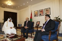 رئيس الوزراء الأردني يستقبل سفير دولة قطر