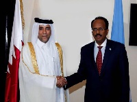 رئيس جمهورية الصومال يتسلم أوراق اعتماد سفير قطر