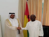 رئيس غينيا بيساو يستقبل سفير قطر
