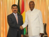 President of Guinea Meets Secretary-General of the Ministry of Foreign Affairs
