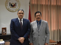 Senate President of Philippines Meets Qatari Ambassador
