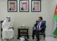 رئيس مجلس النواب الأردني يجتمع مع القائم بالأعمال القطري