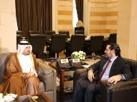 Lebanese Prime Minister Meets Qatari Ambassador