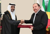 President of Nicaragua Receives Credentials of Qatar's Ambassador