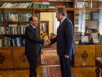 رئيس هيئة رئاسة البوسنة والهرسك يستقبل سفير قطر