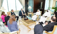 الأمين العام لوزارة الخارجية يجتمع مع مجموعة من سفراء الدول الأوروبية