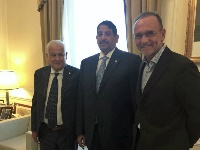 سفير قطر  يجتمع مع وفد جمعية الصداقة البرلمانية القطرية الإيطاليّة