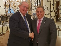 سفير قطر يلتقي رئيس جمعية الصداقة القطرية الفرنسية