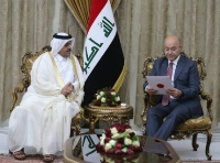 HH the Amir Sends Invitation to Iraqi President to Participate in 19th Doha Forum