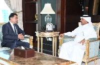 الأمين العام لوزارة الخارجية يجتمع مع سفير طاجيكستان