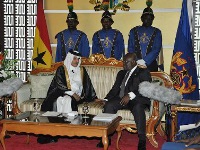رئيس جمهورية غانا يتسلم أوراق اعتماد سفير دولة قطر