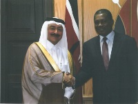 رئيس البرلمان الكيني يجتمع مع سفير قطر