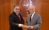 IAEA Director General Receives Qatari Ambassador's Credentials