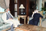 HH the Amir Receives Message from President of Algeria
