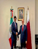 Mexican Foreign Ministry Receives Credentials Copy of Qatar's Ambassador